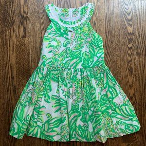 Lilly Pulitzer Green White Pink Yellow Dress